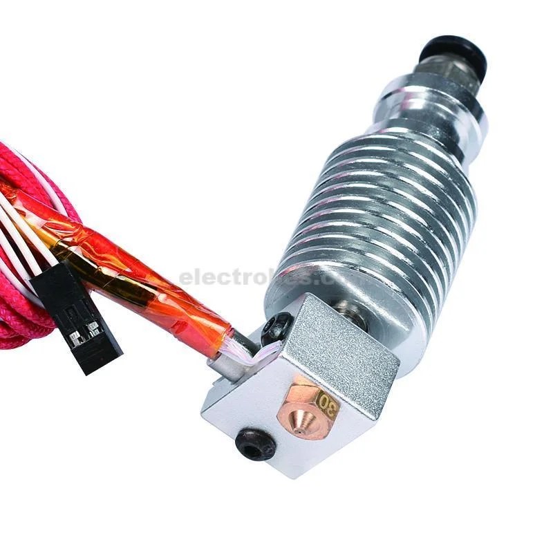 HTB1vG7QRVXXXXacapXXq6xXFXXXC.jpg Long Distance Bowden V6 Metal Hotend Extruder 1.75mm with Cooling Fan for 3D Printer - Image 2