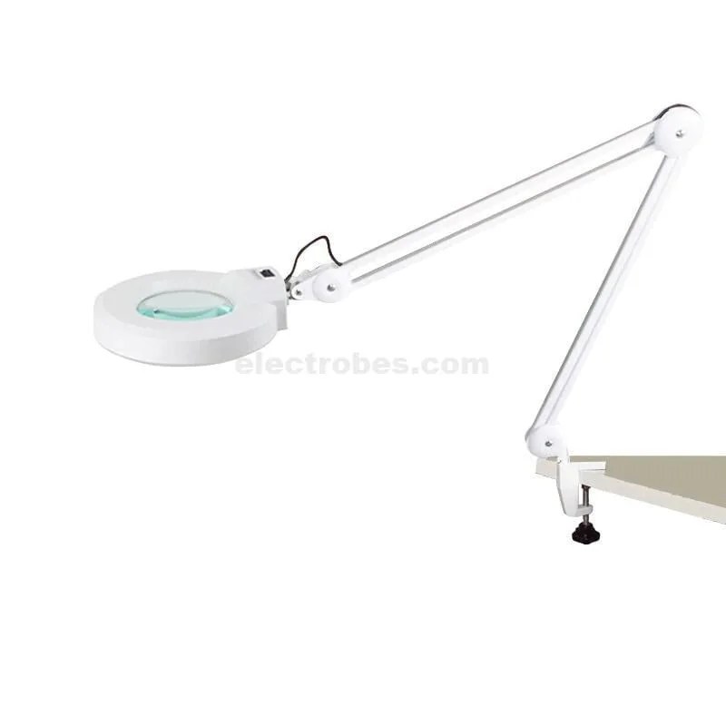 Hd2ec89e2ce6b4cb392daeb6df7f562e7I.jpg 10x Desktop Magnifier with Long Arm LED Magnifying Glass - Image 6