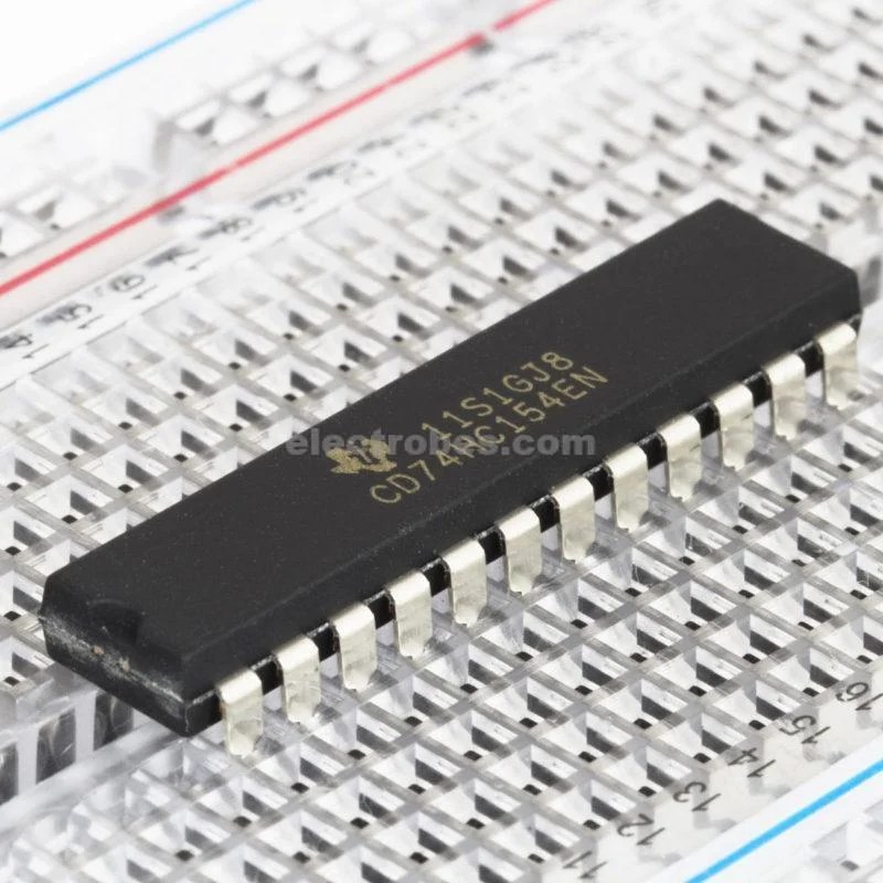 IC-CD74HC154EN-1-800x800-1.jpg 4 to 16 line Decoder / Demultiplexer 74LS154 - Image 2