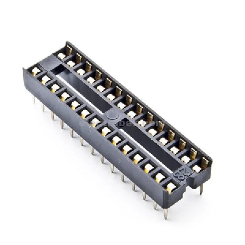 ICBase28N_LRG-800x800-1.jpg 28 Pin DIP IC Socket/Base For Atmega328p MCU