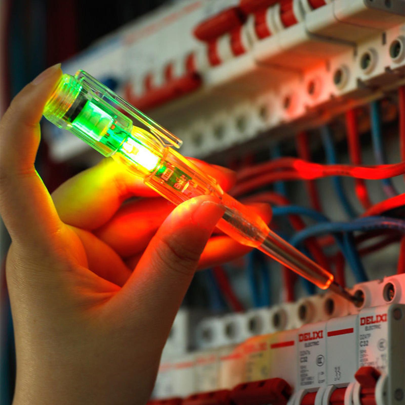Intelligent-Voltage-Tester-Pen-AC-Non-contact-Induction-Test-Pencil-Voltmeter-Power-Detector-Electrical-Screwdriver-Indicator.jpg Electric Test Pencil 24-250V Line and Neutral Tester Electrical Screwdriver - Image 4
