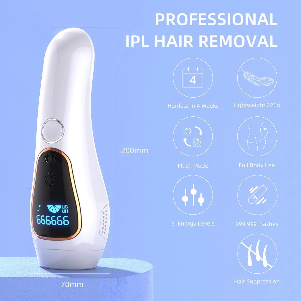 Ipl-Laser-Hair-Removal-Epilator-Laser-Machine-Hair-Removal-Body-Face-Ipl-Hair-Removal-for-Home-in-Pakistan-2.jpg Laser Permanent Hair Removal for Women with 999,999 Flashes Painless IPL Hair Remover with 5 Energy Levels - Image 8