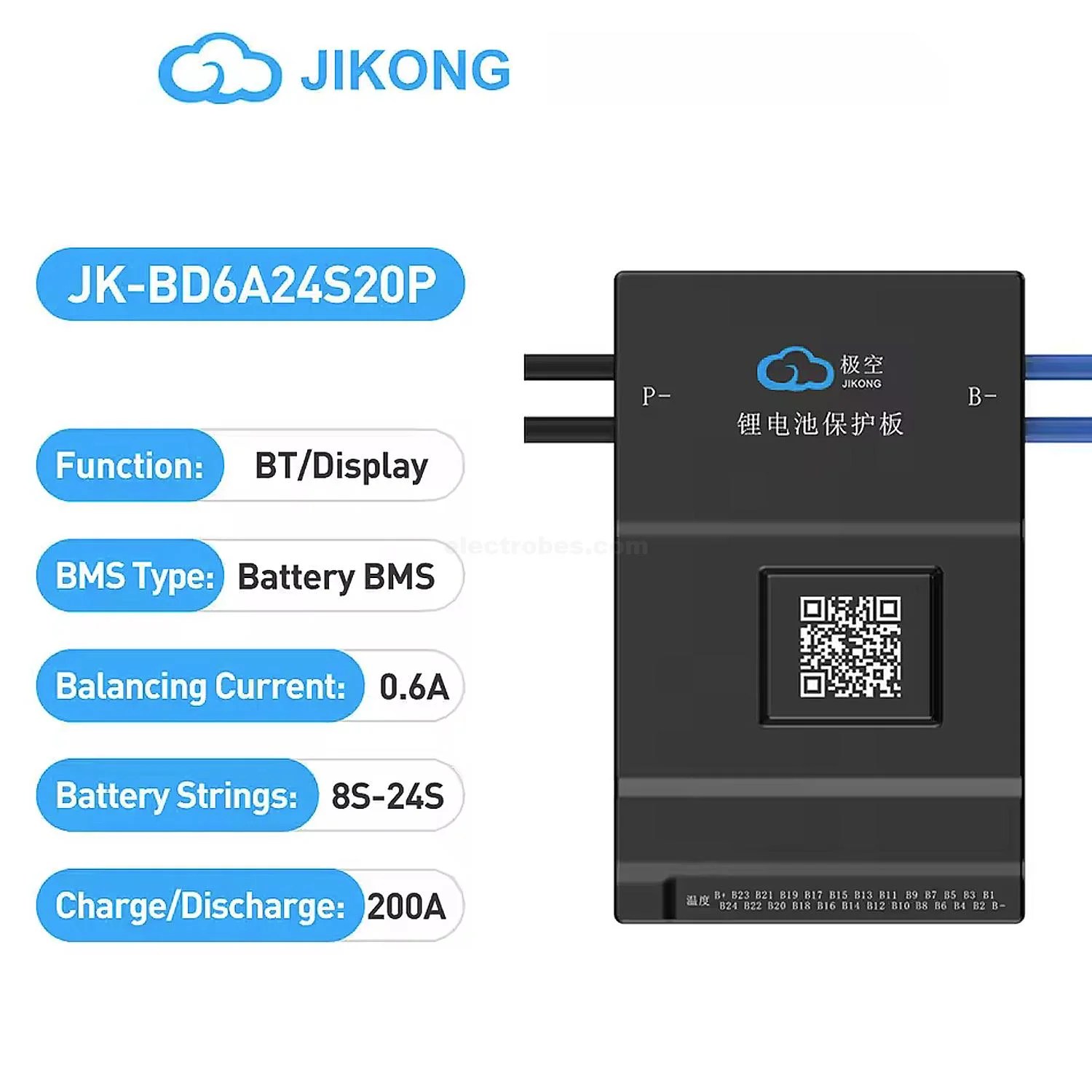 JKBMS-Smart-BMS-8S-24S-200A-0.6A-Active-Balance-Build-in-Bluetooth-with-RS485-PCB-Battery-Protection-Board-Li-ion-LiFePO4-LTO-Lithium-Battery-Pack-JK-BD6A24S20P-in-Pakistan-1.jpg JK Smart BMS LFP Li-ion 8S-24S 200A BMS Battery Management System for Li-ion Lifepo4 Battery Pack Balanced Charging Board