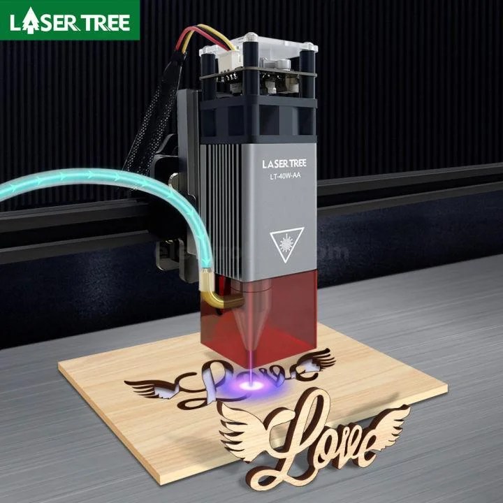 LASER-TREE-40W-Laser-F23-Module-450nm.jpg LASER TREE 40W Laser F23 Module 450nm TTL Laser Head Blue Light Module - Image 2