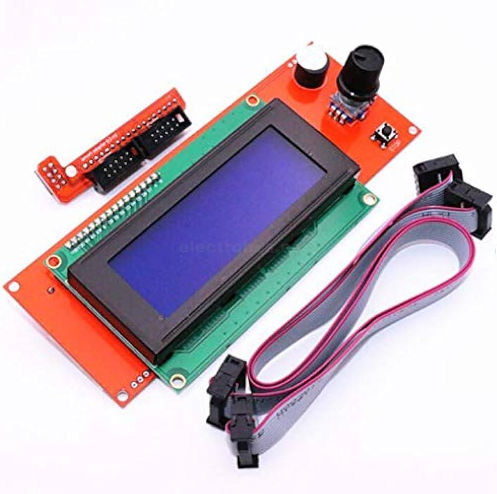 LCD-2004-20x4-Graphic-Smart-Display-Controller-Module-with-Adapter-and-Cable-for-RAMPS-1.4-Reprap-for-3D-Printers-in-pakistan.jpg RAMPS 1.4 Reprap LCD 2004 Graphic Smart for 3D Printers