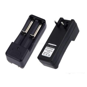 Universal Double Slots Li-ion Battery Charger for 18650 Cells 3.7v Rechargeable Lithium Ion Batteries