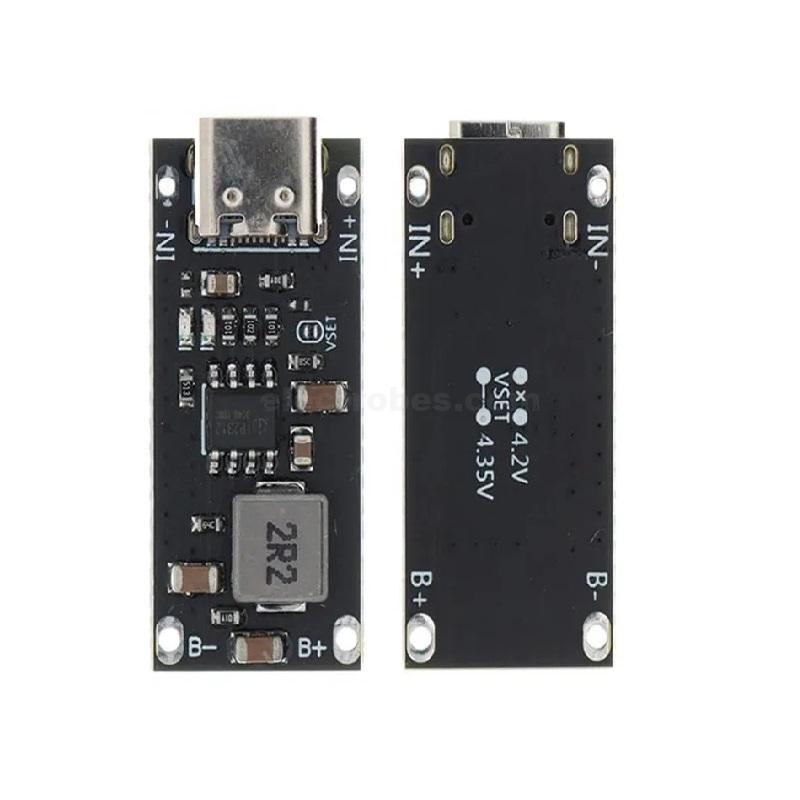 Lithium-Battery-Charger-Module-IP2312-3A-with-USB-Type-C-in-rawalpindi.jpg USB Type C 3A High Current IP2312 Polymer Ternary Lithium Battery Quick Fast Charging Board Charger Module - Image 3