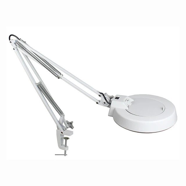 Lt-86A-Table-Clamping-Large-CLIP-Magnifying-Glass-Lamp-PCB-Precision-White-Optical-Glass-Lens-for-Lab-and-Repairing-Magnifier-with-5x-Zoom-index.jpg 10x Desktop Magnifier with Long Arm LED Magnifying Glass
