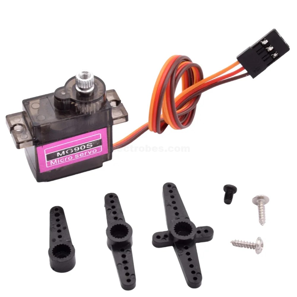 MG90S-Micro-Servo-Motor-Metal-Gear-Analog-RC-Servomotor-180-360-degree-in-pakistan.jpg Tower Pro MG90S Metal Gear PWM Controlled Micro Servo Motor 360 Degree Rotation - Image 2