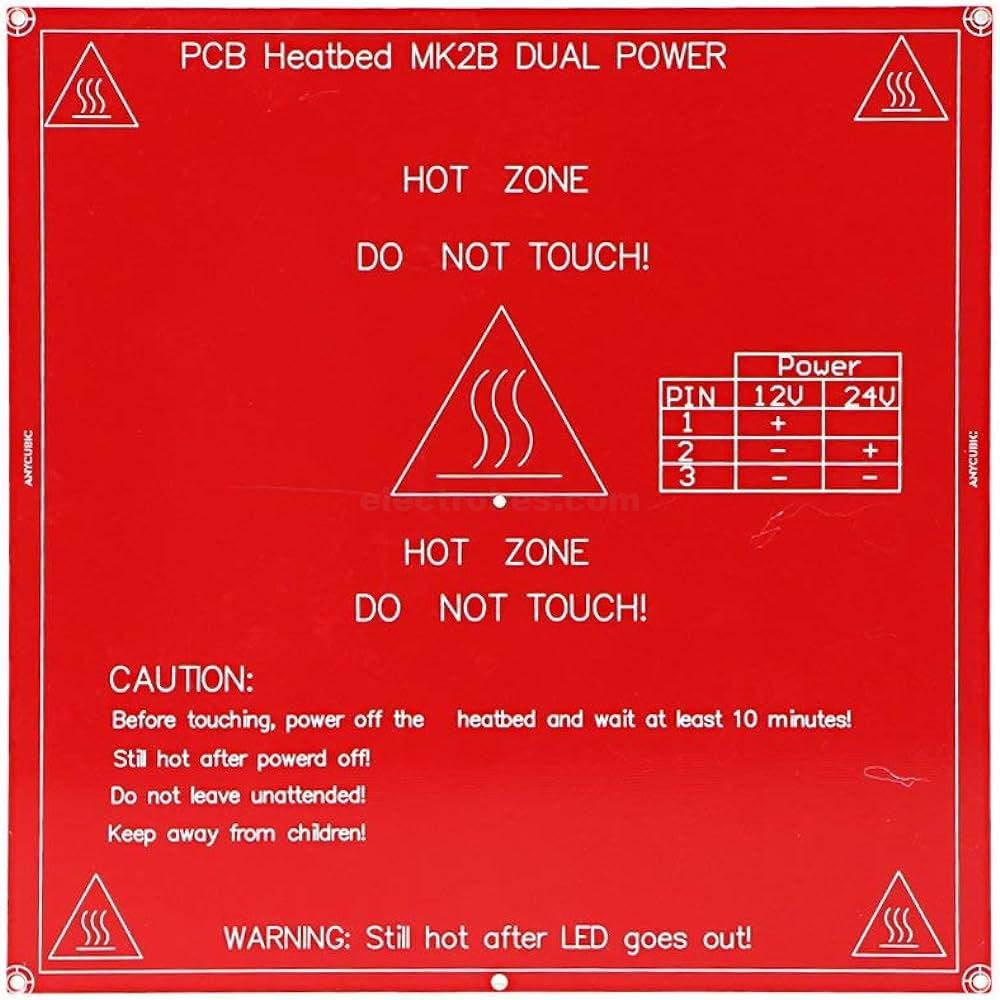 MK2B-MK3-Heatbed-PCB-Heated-bed-Dual-12V-24V-HotBed-3D-Printer-Parts-in-Pakistan.jpg MK2B 214x214mm PCB RepRap Mendel Heat Bed Hot Base Plate for 3D Printer