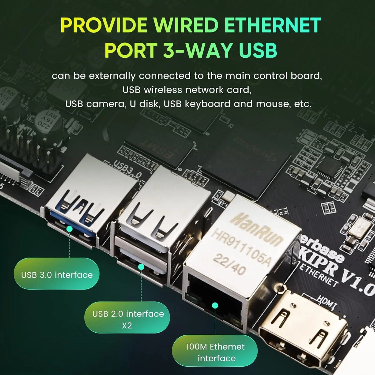 Makerbase-Mks-Skipr-3D-Printer-Board-Quad-Core-64Bits-Soc-Loopt-Klipper-board-in-Pakistan.jpg Makerbase MKS SKIPR V1.0 32Bit Control Board All-in-one board for Klipper Firmware, Configurable for all 3D printers - Image 5