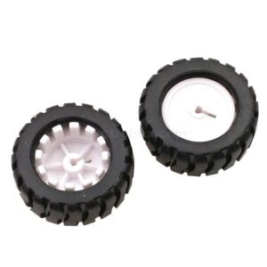 43mm Rubber Wheel Tyre for N20 Gear Motor