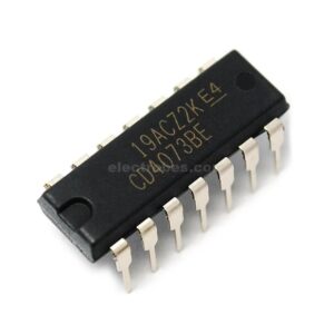 CD4073 CMOS Triple 3-Input AND Gate Breadboard-Friendly IC DIP-14