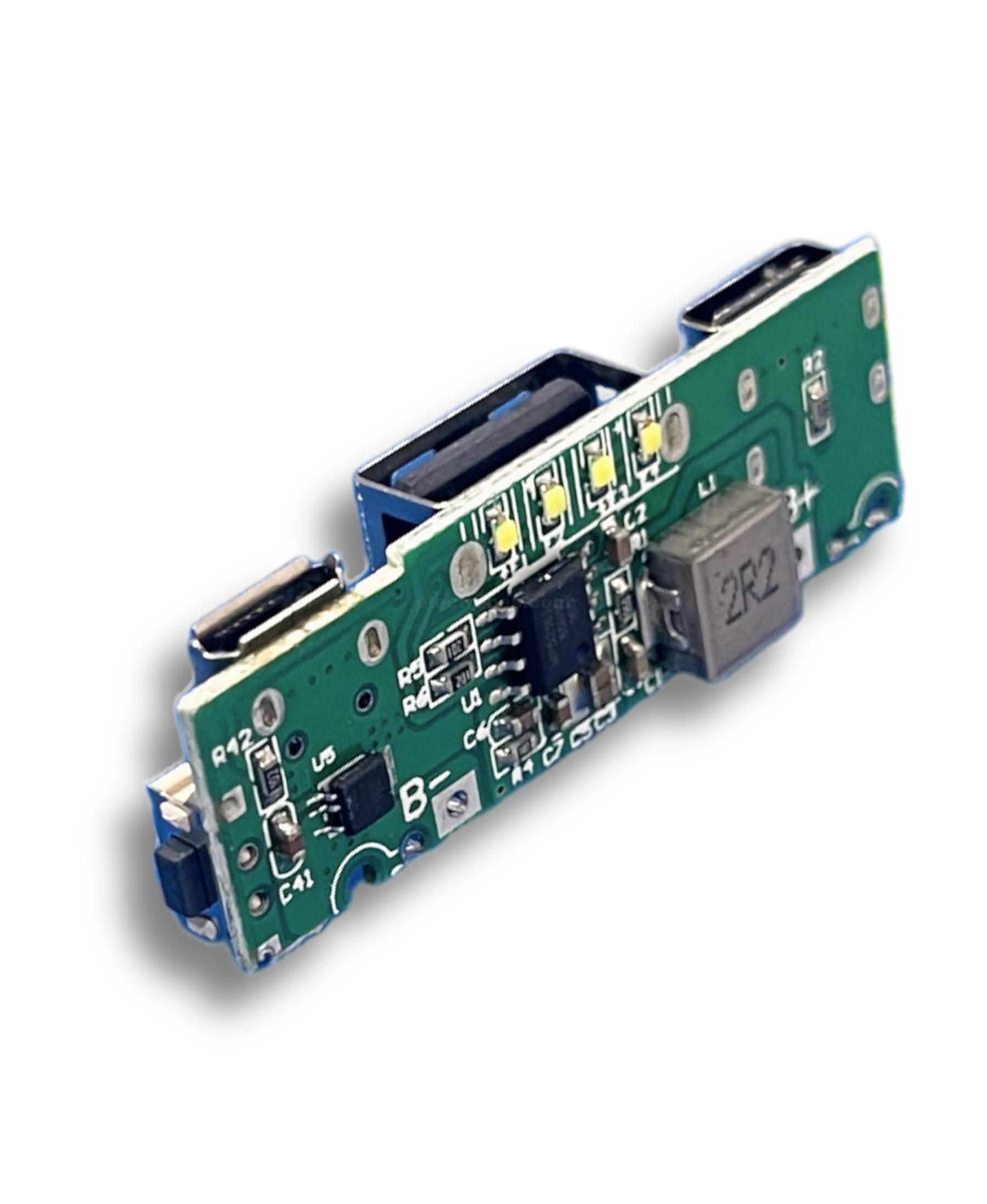 PhotoRoom-20230731-175420.jpg Power Bank Module Single USB Output Type-B & Micro USB Ports - Image 2