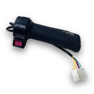 Electric Bicycle Throttle Handle Switched E-Bike Accelerator with Starter Switch