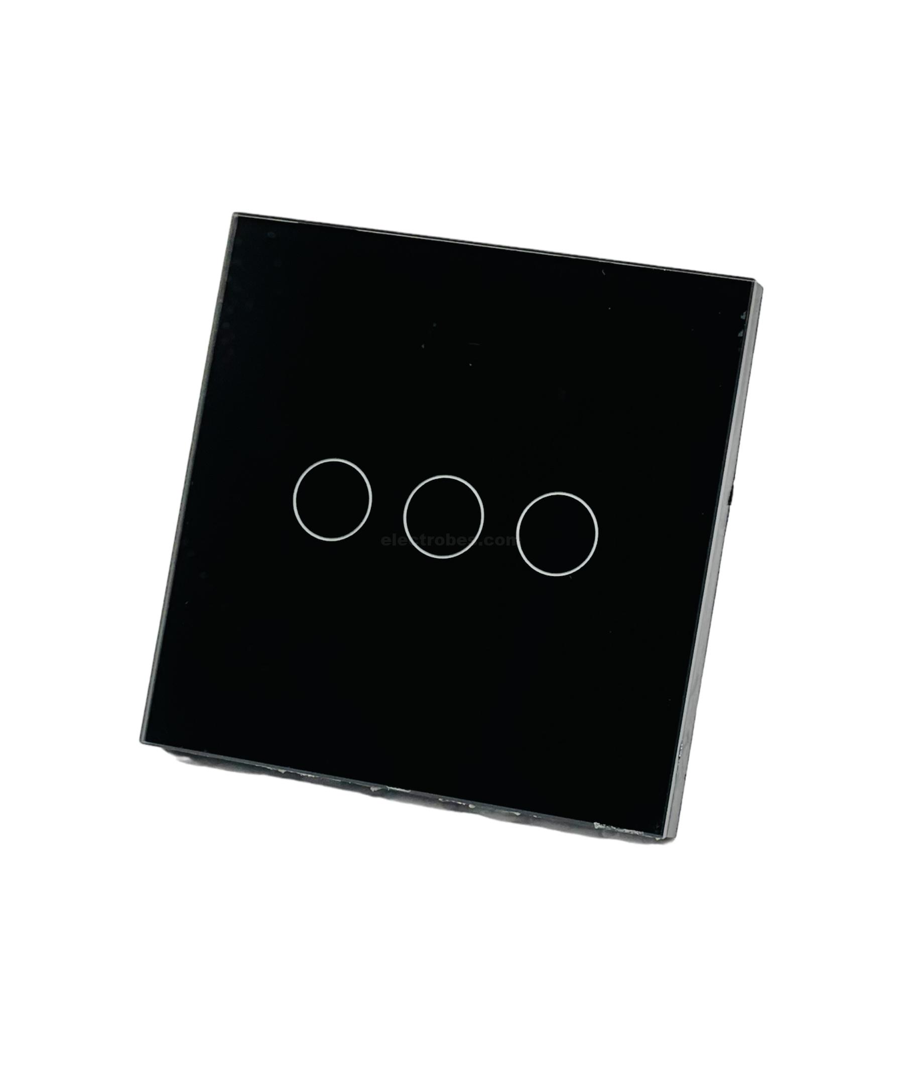 Photoroom_20240404_175127.jpeg 3-Gang Smart Home Wall Mount WiFi Switch APP Controlled Time Setting Touch Switch EU 100-240V - Image 4