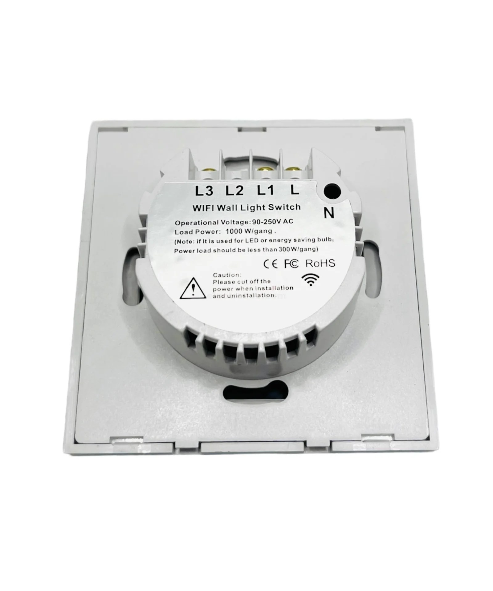 Photoroom_20240404_175924.jpeg 4-Gang Smart Home Wall Mount WiFi Switch APP Controlled Time Setting Touch Switch EU 100-240V - Image 10
