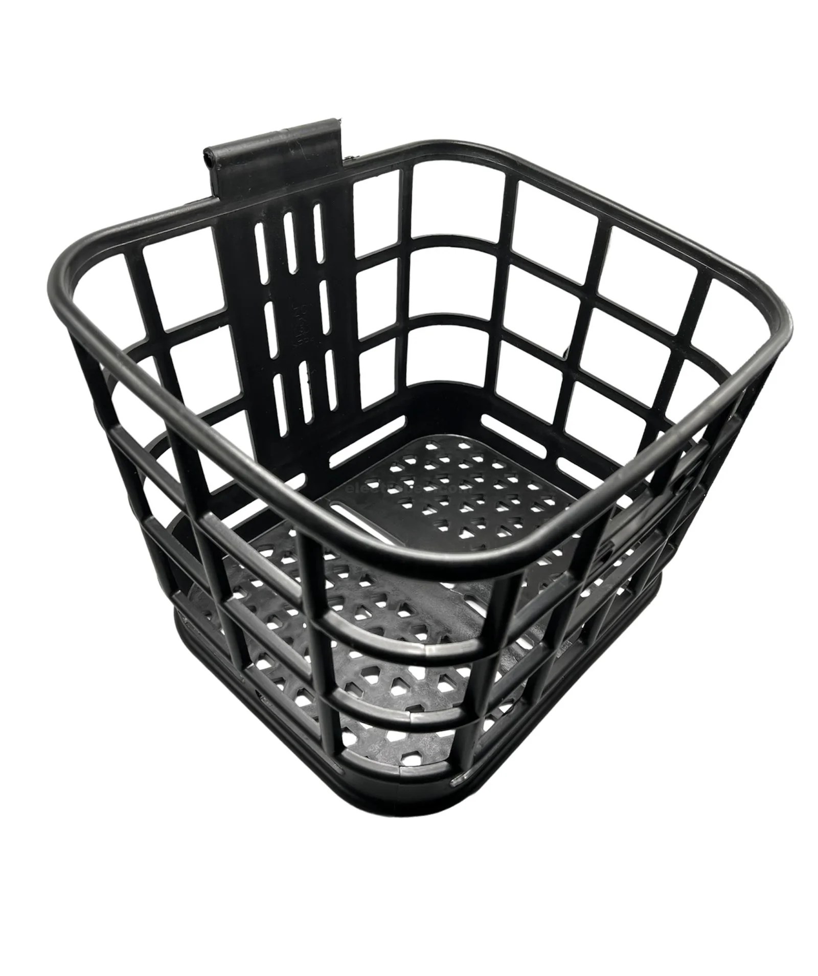 Photoroom_20240528_164739.jpeg Electric Bike Plastic Front Basket – Black - Image 3