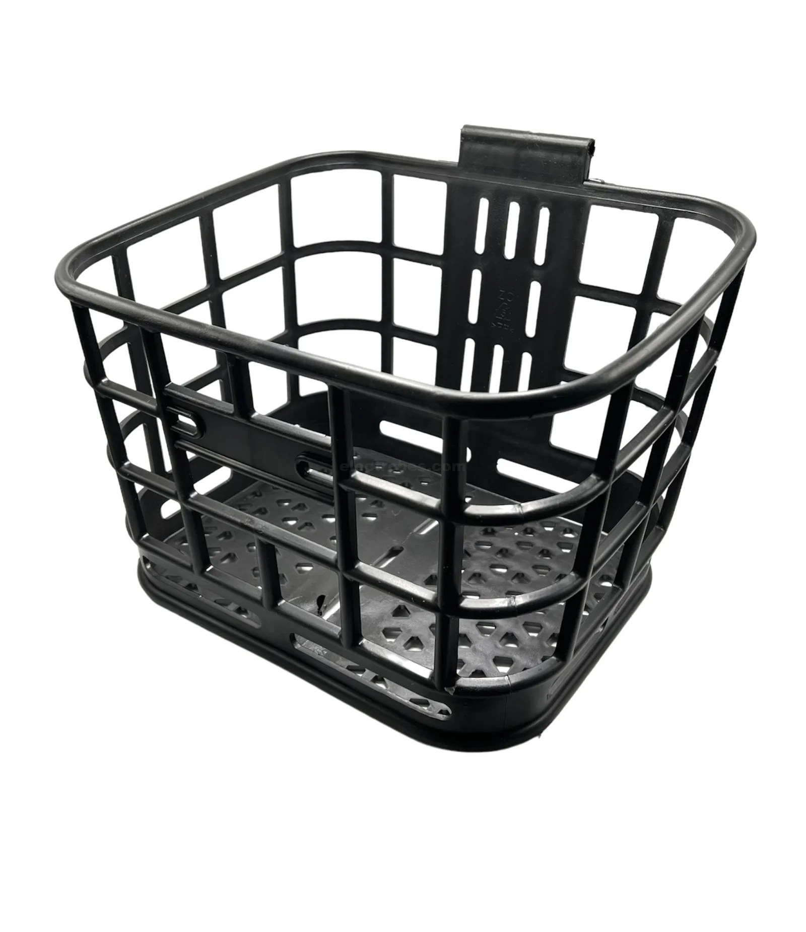 Photoroom_20240528_164814.jpeg Electric Bike Plastic Front Basket – Black - Image 4