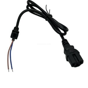 E-Bike Charging Cable Battery Charging Adapter Male Plug For Electric Vehicle
