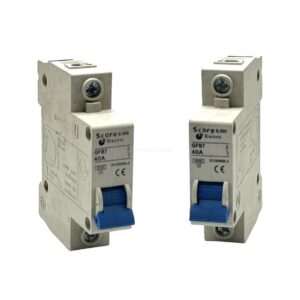 GFB7 40A DC DIN Rail Circuit Breaker Safety Switch for E-bike