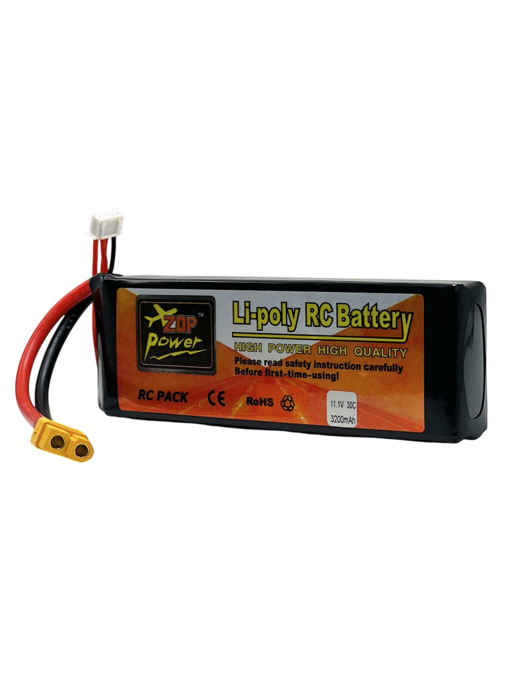 Photoroom_20250610_194624.jpg 3200mAh 11.1V 3S 30C Lipo Lithium Polymer Rechargeable Battery Pack for RC Drone - Image 2