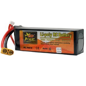 5200mAh 14.8V 4S 40C Lipo Lithium Polymer Rechargeable Battery Pack for RC Drone