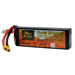 5200mAh 11.1V 3S 40C Lipo Lithium Polymer Rechargeable Battery Pack for RC Drone