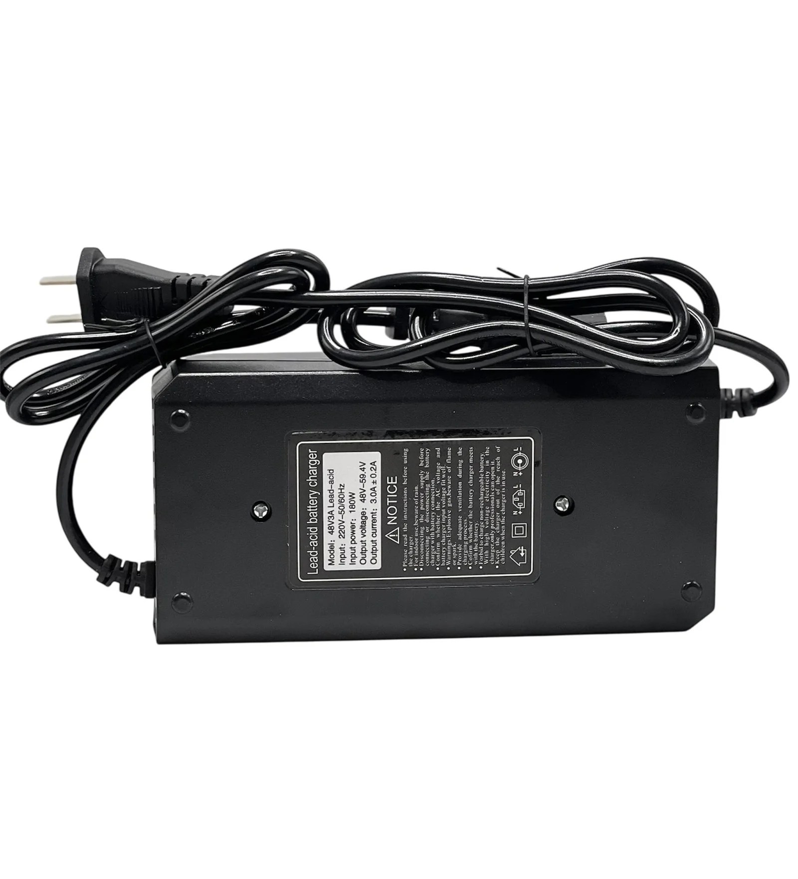 Photoroom_20250627_122132.jpg 48V-59.4V 20Ah 3A 180W Ebike Electric Scooty charger Deep Cycle Battery Charger Adapter - Image 2