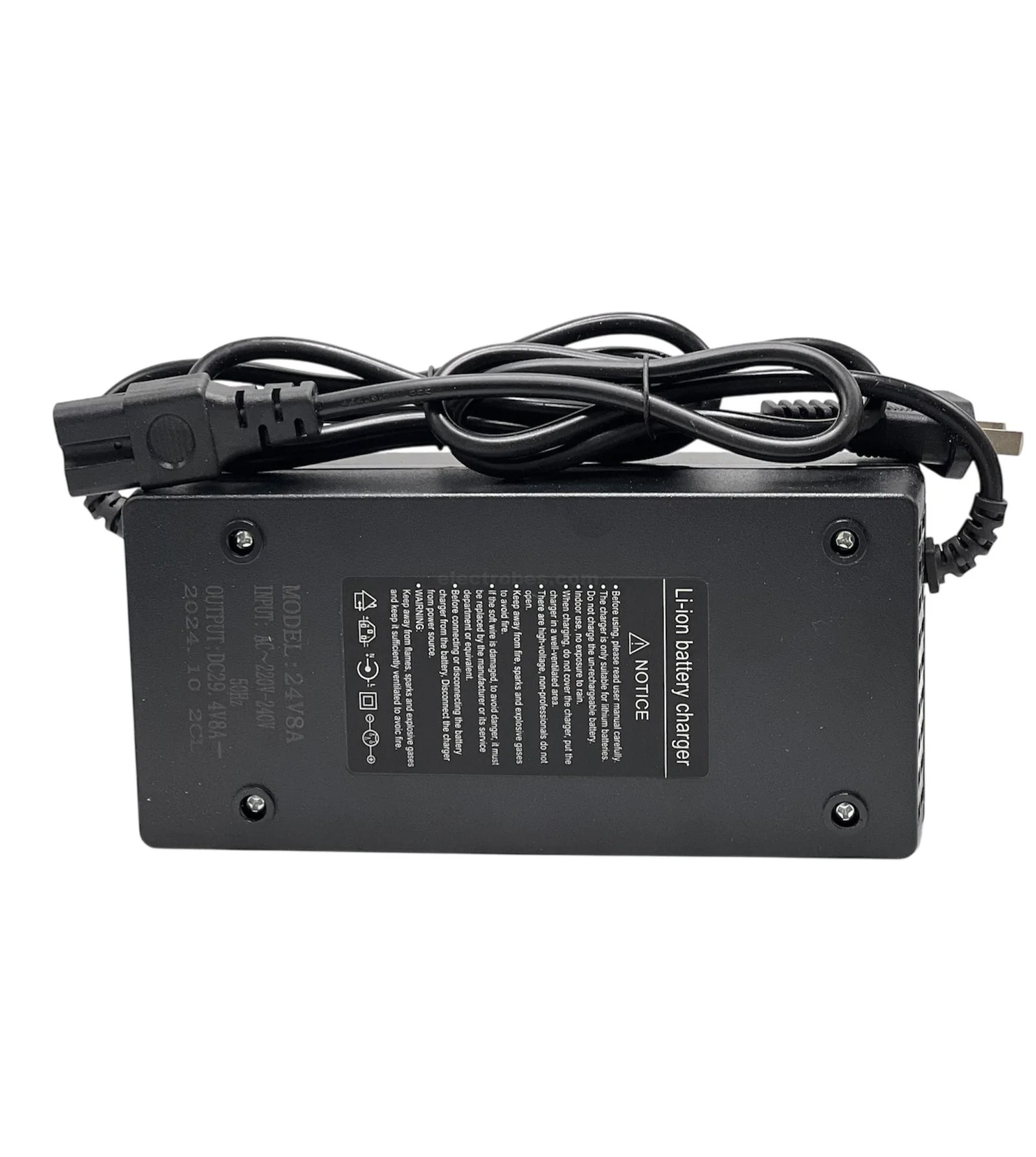 Photoroom_20250707_165107.jpg 24V 8A E-bike Electric Scooty charger Deep Cycle Battery Charger Adapter - Image 2