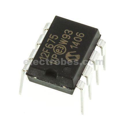 R8877164-01.jpg PIC12F675 – I/P 8-PIN PIC MCU Microcontroller