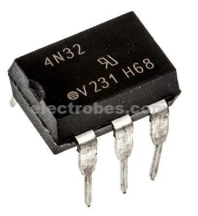 R9190067-01.jpg 4N32 6-Pins Optocoupler Darligton Photo Isolator IC