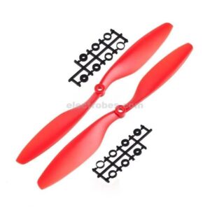 1045 Propeller Pair CW/CCW 10 inch 10×4.5 For RC Drone FPV Multi Rotor – Red