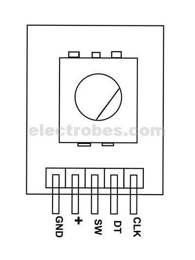 Rotary-Encoder-Pinout.jpg KY-040 360 Degree Rotary Encoder Module with Knob - Image 7
