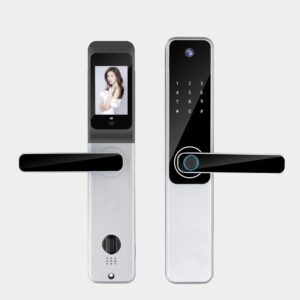 S802 Pro Intelligent Door Lock with Doorbell HD Video Intercom, RFID, Pin, Key and Biometric Verification System