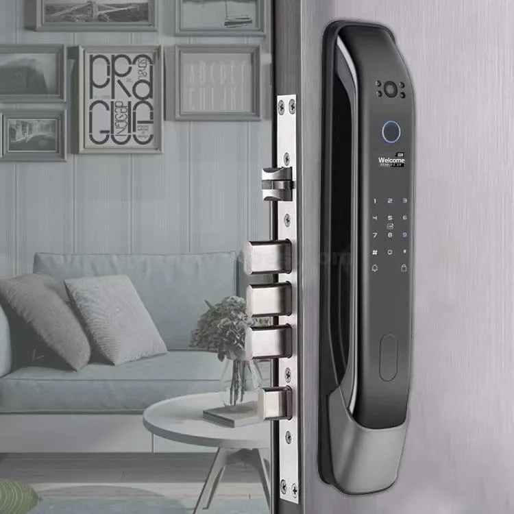 S928-black-Smart-Door-Automatic-Lock-with-biometric-card-pin-key-App-controlled-security-locking-systems-heavy-duty-in-Pakistan-2.jpg S928-2 Smart Handle Door Automatic Lock with RFID, Pin, Key and Biometric Verification System - Image 2