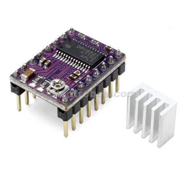 SKU109571a.jpg DRV8825 Stepper Motor Driver Soldered Pins with Heat Sink