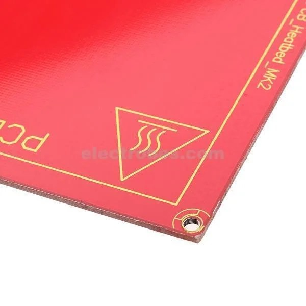 SKU146962c_9b69ed42-524e-48f3-bb31-ea6e300e2f6f.jpg MK2B 214x214mm PCB RepRap Mendel Heat Bed Hot Base Plate for 3D Printer - Image 2