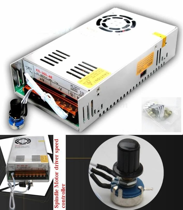 SMSC300-SR.jpg 48V 360W Power Supply Governor for 300W DC Spindle Motor