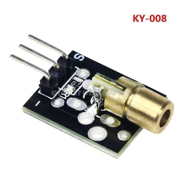 TECH1176-650nm_Red_Laser_Dot_Diode_Module.jpg KY-008 650nm 5V laser sensor module for Arduino - Image 2