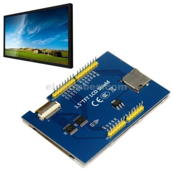 TFT-LCD-Display-3.5-Inch-Touch-Screen-Module-for-Arduino-uno-mega.jpg 3.5 inch TFT touch Screen LCD for Raspberry Pi - Image 2
