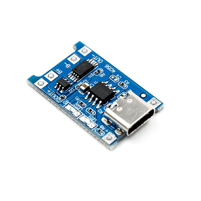 TP4056-1A-Li-ion-lithium-Battery-Charging-Module-With-Current-Protection-Type-C-2.png TP4056 C Type USB Port 1A 18650 Lithium Battery Charging Board Charger Module - Image 4