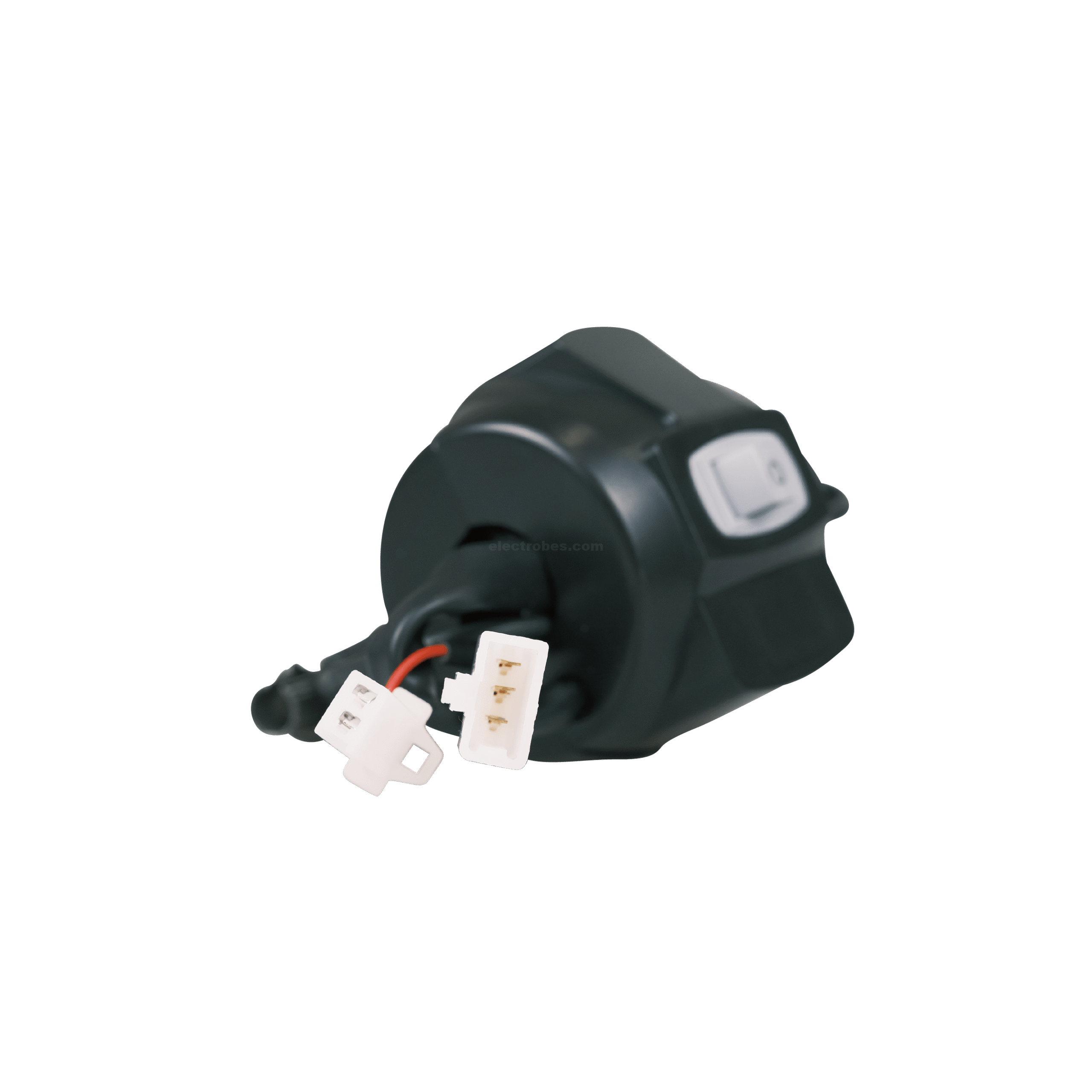 Trottle-handle-bar-with-indicator-light-dim-switches-and-complete-wiring-for-electric-bike-e-bike-in-pakistan-5.png Electric Bike Handle Bar with Headlight High/Low, Indicator Light, Horn Button Switches with Wire for E-Bike - Image 3