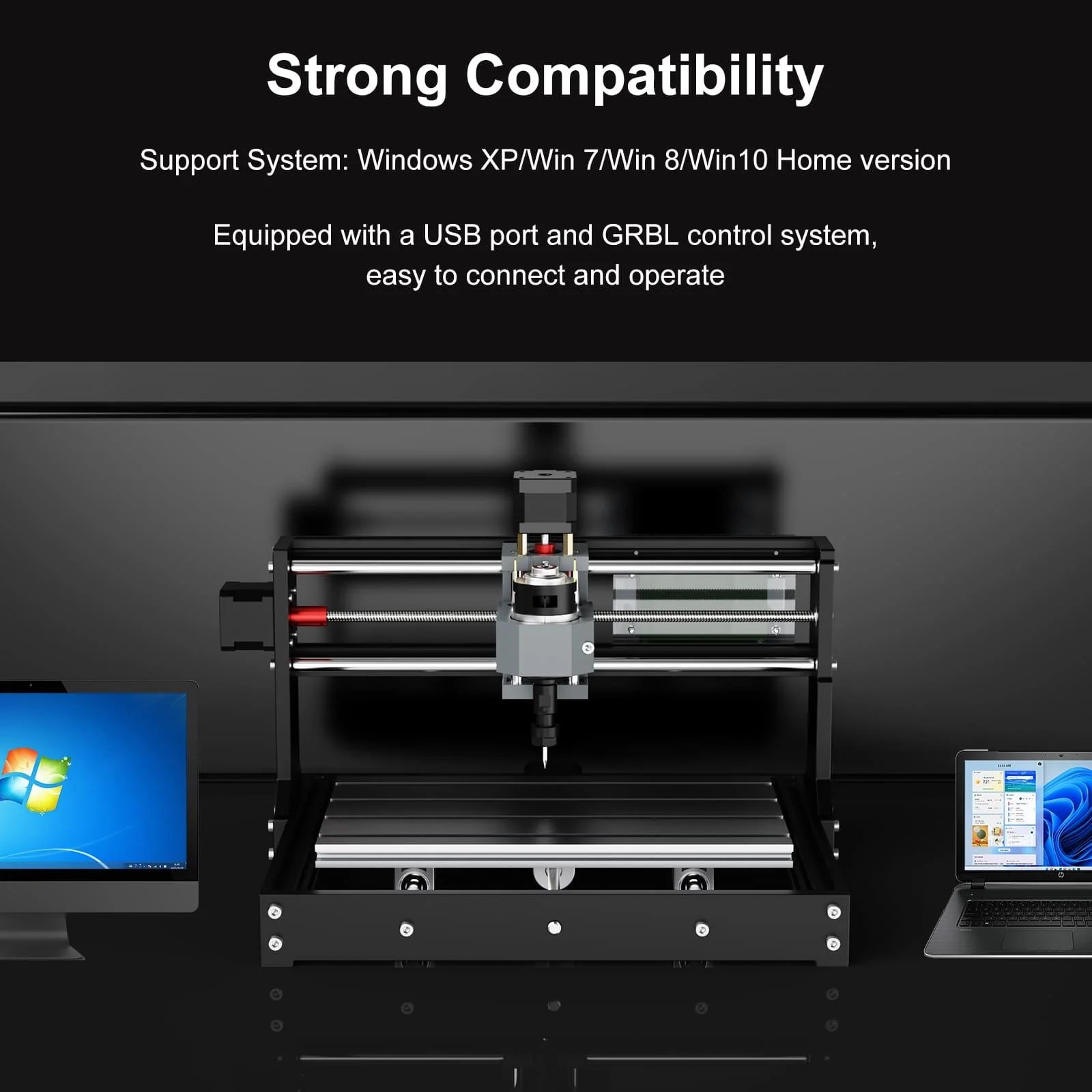 Twotrees-TTC3018-CNC-3D-Router-Cutting-Engraving-Machine-price-in-Pakistan.jpg TwoTrees TTC 3018S CNC Cutting Engraving Machine DIY Kit - Image 5