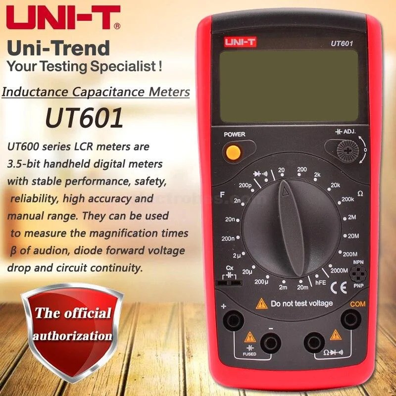 UNI-T-UT601-Induktif-Kapasitansi-Meter-resistor-Kapasitor-Dioda-Tes-Transistor-On-Off-Bip-Tampilan-Tegangan.jpg UNI-T UT601 Digital Inductance Capacitance LCR Meter - Image 6