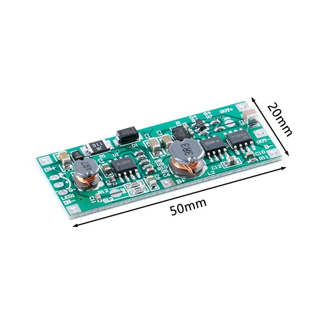 UPS-5V-12V-to-12V-1A.jpg DC 5V-12V to 9V Output Li-ion 18650 Battery UPS Voltage Power Supply Module - Image 4