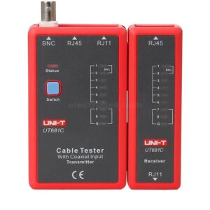 UT681 UNI-T RJ11 RJ45 BNC Network Wire Cable Conductivity Tester