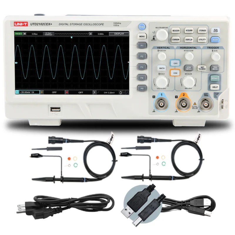 Uni-t-UTD2102CEX-2-channel-100mhz-1GSs-digital-oscilloscope-in-Pakistan-1.jpg UNI-T UTD2102CEX+ Digital Storage Oscilloscope with 8-inch screen, 2 Channels, 100MHz, 1GSPS - Image 3