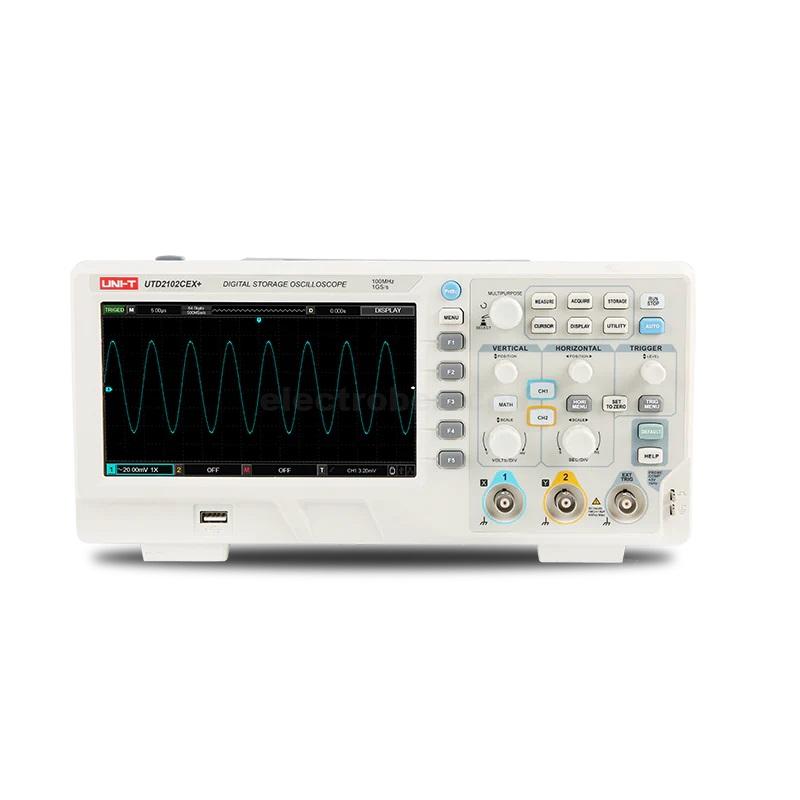 Uni-t-UTD2102CEX-2-channel-100mhz-1GSs-digital-oscilloscope-in-Pakistan.jpg UNI-T UTD2102CEX+ Digital Storage Oscilloscope with 8-inch screen, 2 Channels, 100MHz, 1GSPS