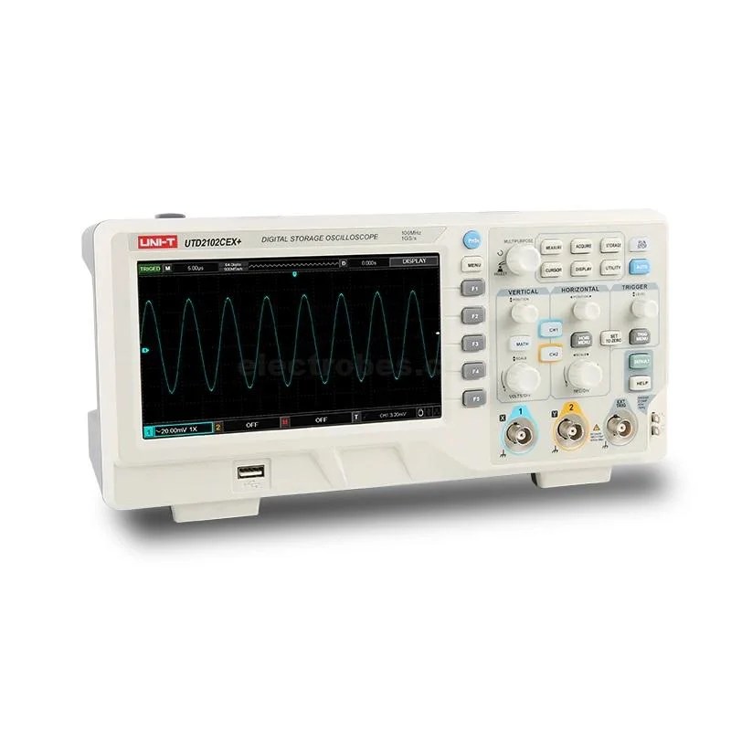 UniT-UTD2102CEX-dual-channel-100mhz-1GSs-digital-oscilloscope-in-Pakistan.jpg UNI-T UTD2102CEX+ Digital Storage Oscilloscope with 8-inch screen, 2 Channels, 100MHz, 1GSPS - Image 2